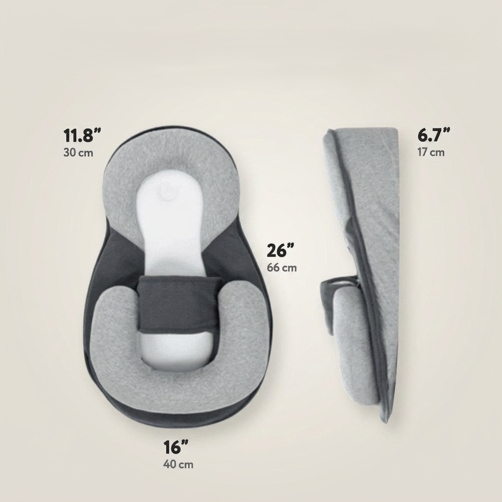 Incline Baby Bed - Longer Stretches of Sleep From Night One