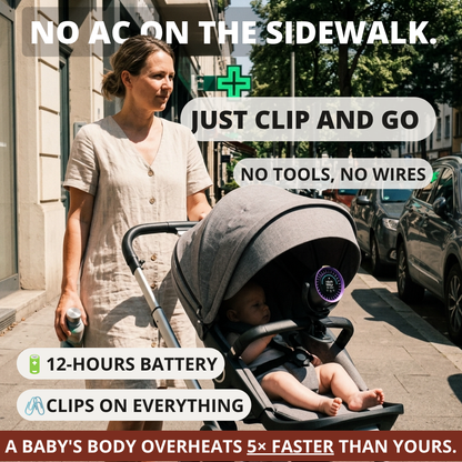Clip-On Baby Cooling Fan