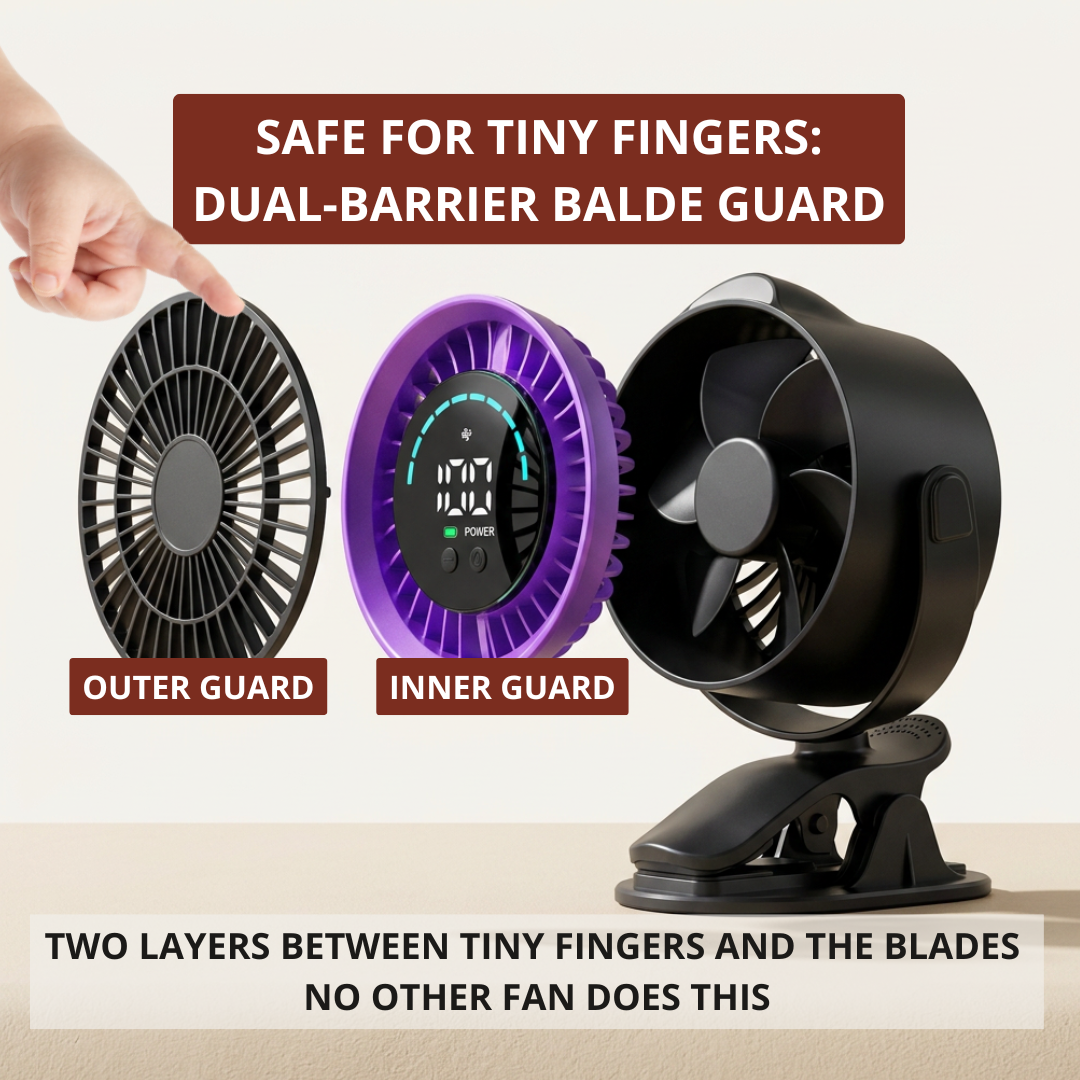 Clip-On Baby Cooling Fan