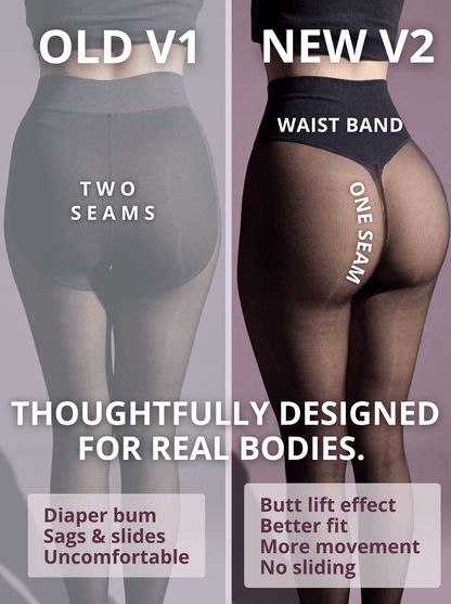 Fleece-Lined Tights 2.0 • Vanilla Aurevony