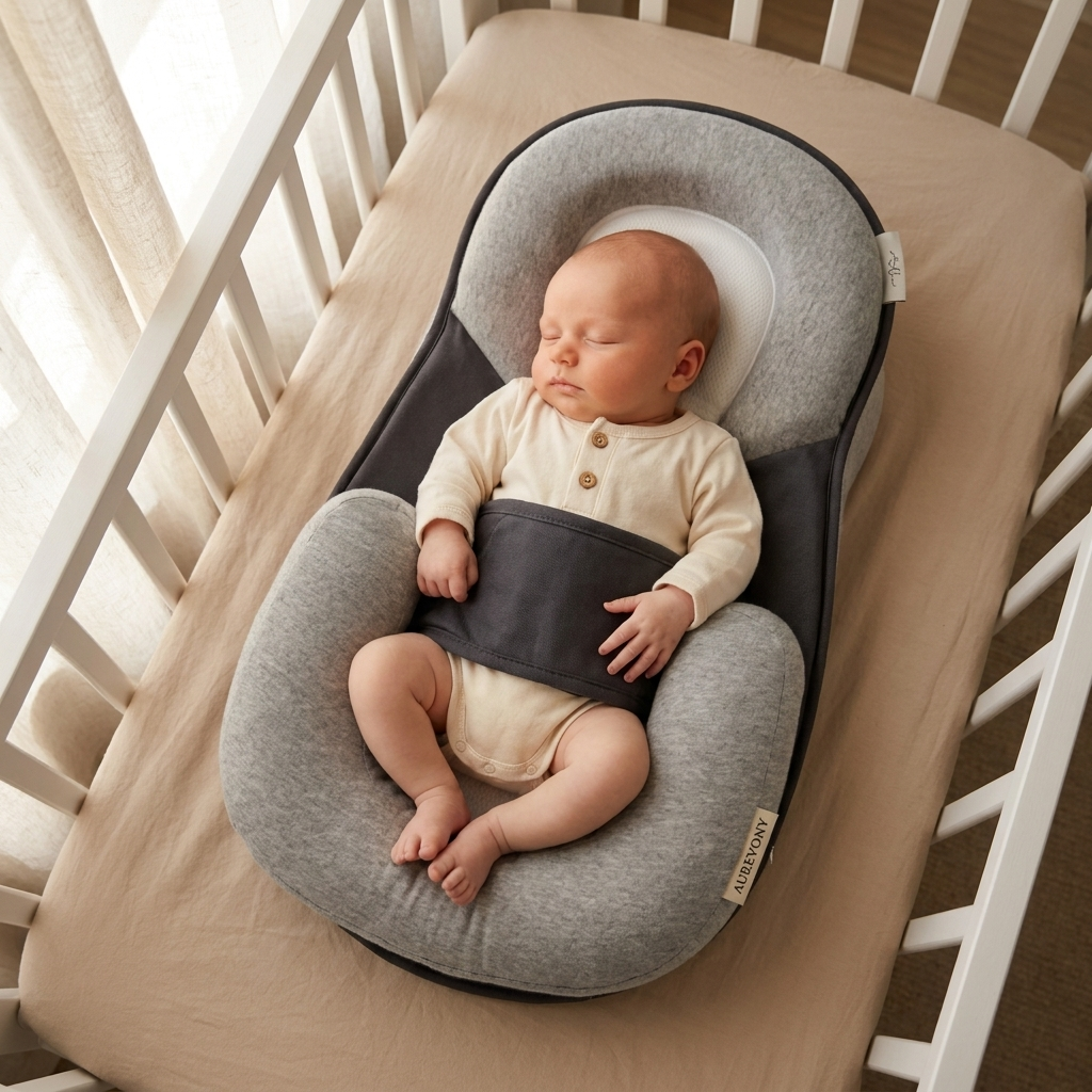 Incline Baby Bed - Longer Stretches of Sleep From Night One