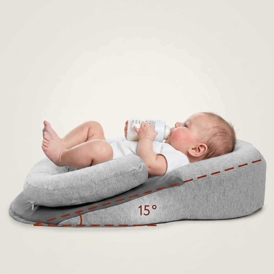 Incline Baby Bed - Longer Stretches of Sleep From Night One