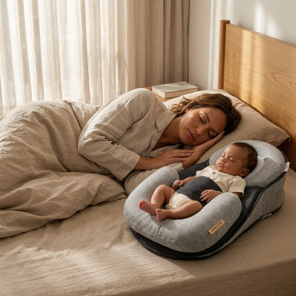Incline Baby Bed - Longer Stretches of Sleep From Night One