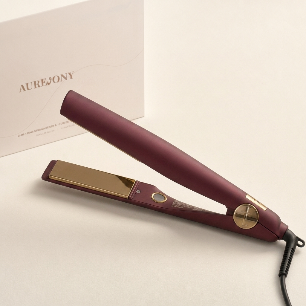 2-in-1 Hair Straightener & Curler
